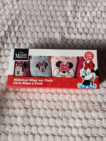 Boite de 4 culottes Minnie 5/6ans