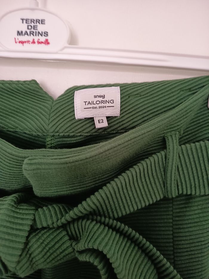 Pantalon large côtelé - photo numéro 3