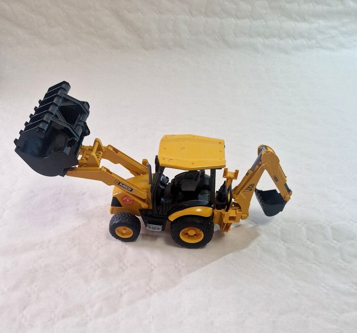Tracteur  / tractopelle  , miniature  , jouet  , Bruder  , JCB , Midi - photo numéro 2
