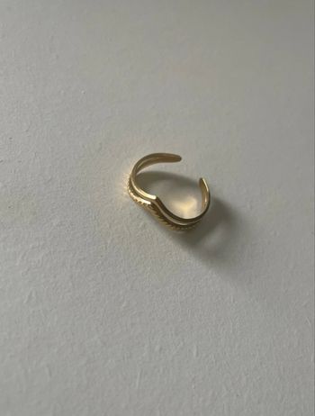 Bague dorée