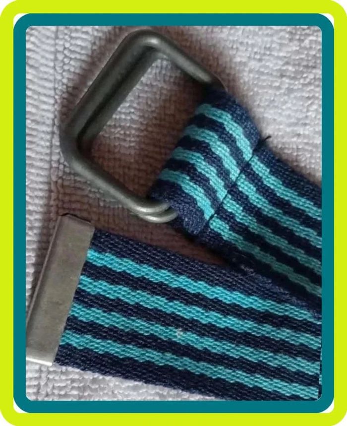 Ceinture enfant bleu marine turquoise Taille 69 cm - photo numéro 3