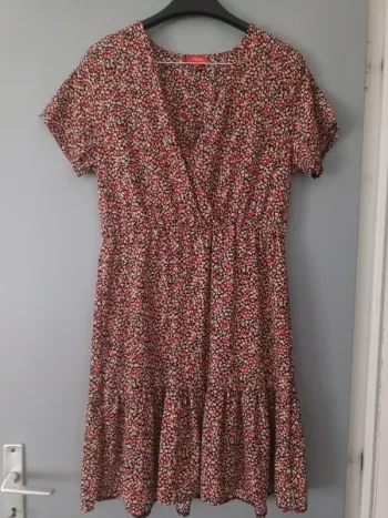 Robe à fleurs tissaia