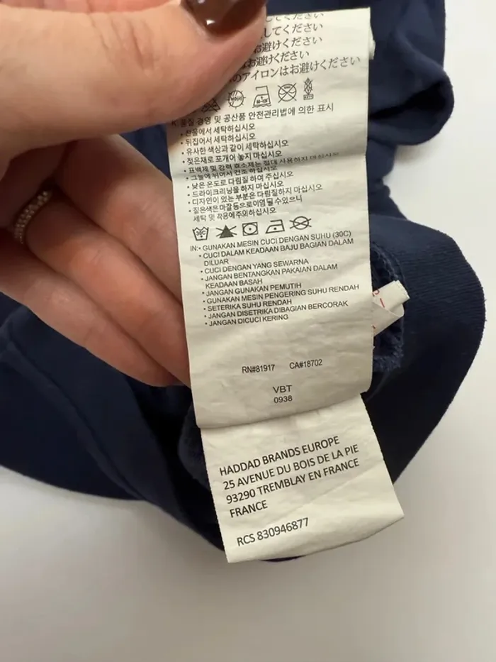 Sweat Jordan à capuche avec zip garçon taille 12 mois - photo numéro 3
