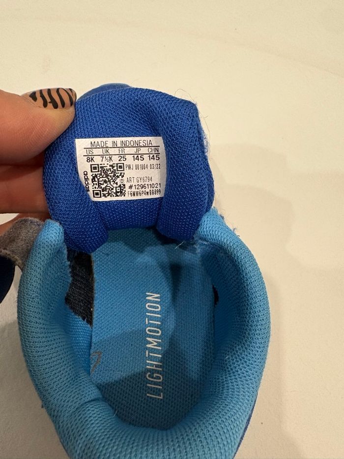 👟 Baskets enfant Adidas bleu – Très bon état ! - photo numéro 2