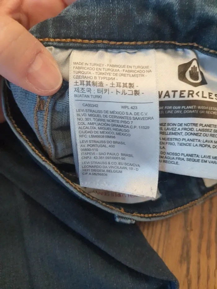 Jeans Levi's femme super skinny w25 fr 34/36 - photo numéro 11