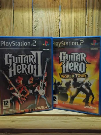 PlayStation 2 # Lot de 2 Guitar Hero #