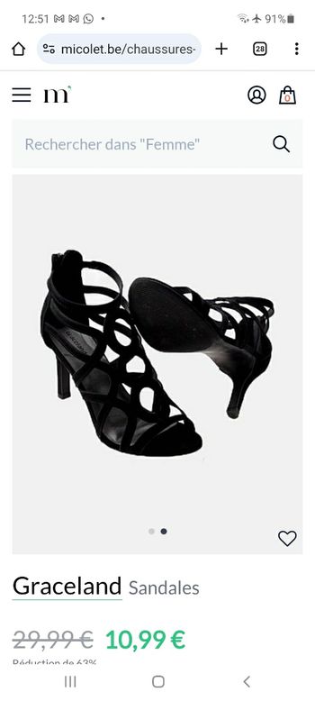 Sandales à talons Graceland