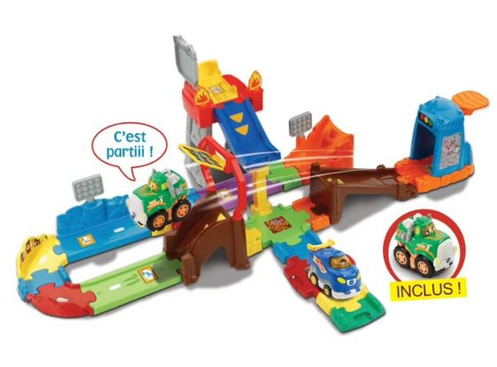 VTECH TUT TUT BOLIDES - CIRCUIT SUPER CASCADES PUSH & GO - photo numéro 2