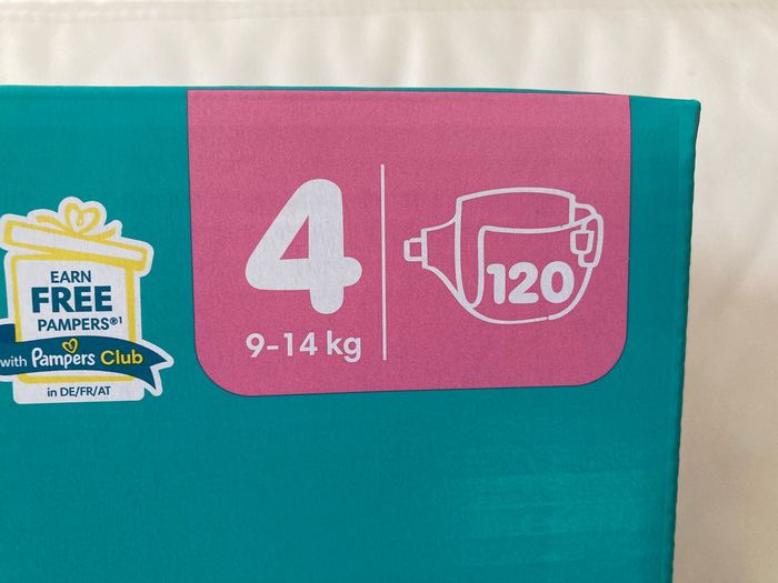 Pack XXL 120 Couches Pampers Baby Dry Taille 4 (9-14 kg) - photo numéro 3