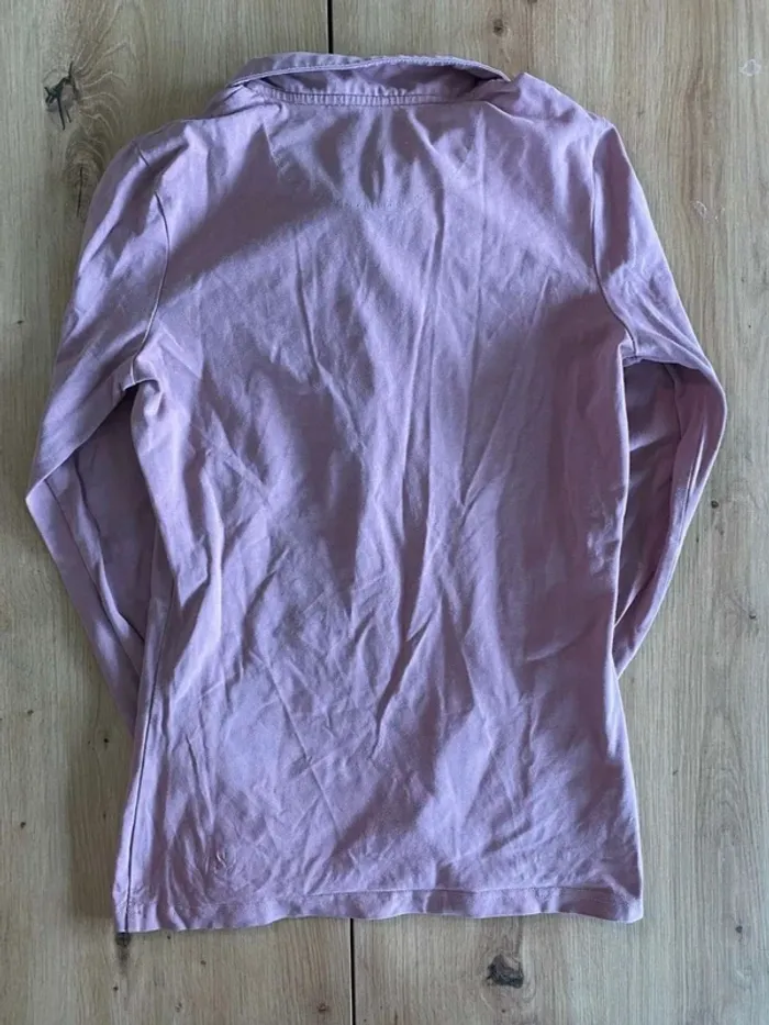 Polo manches  longues Steeds  – Taille XS  – Très  bon  état  – Rose - photo numéro 4