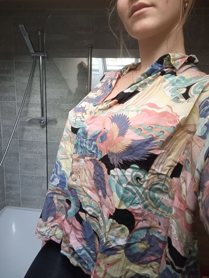 Chemise oversize à motifs - photo numéro 4