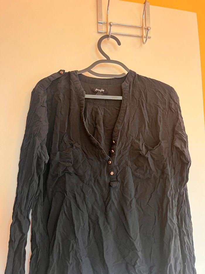 Chemisier noir jennyfer taille L - photo numéro 2