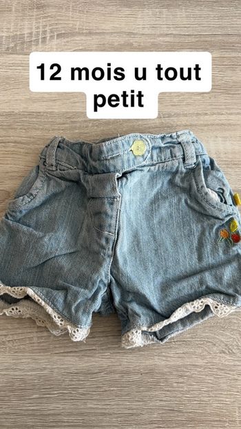 Short en jean