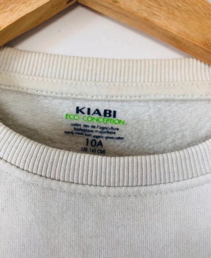 Pull fille 10 ans do what you love blanc - photo numéro 3