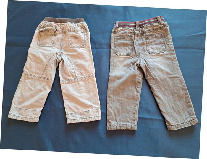 Lot de 2 jeans gris orchestra baby boy 18 mois - photo numéro 2
