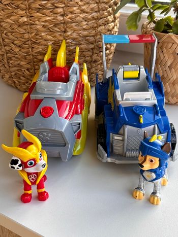 Lot 2 véhicules pat patrouille - figurines incluses - Chase et Marcus - mission spéciale