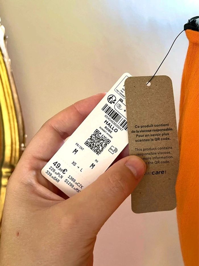 Robe Éclatante en Orange - Etam - Taille M neuf avec étiquette - photo numéro 10