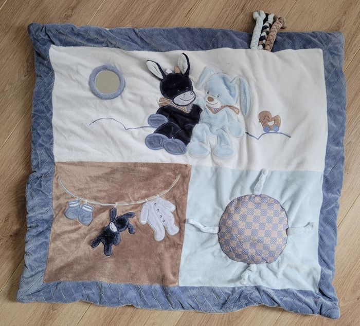 Tapis d'éveil Nattou bleu