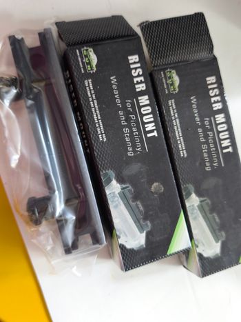 Riser Mount for picatinny Weaver and stanag - Cybergun