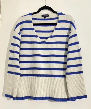 Pull A Rayures Col V Graciela