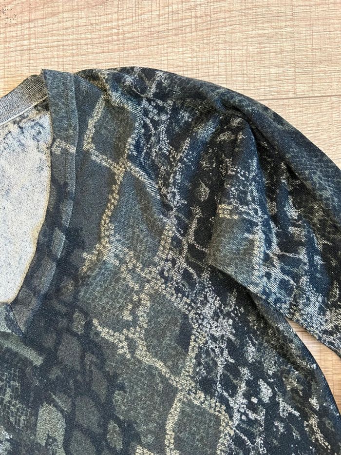 Pull long imprimé pailleté Morgan taille M jamais porté - photo numéro 13