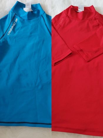 Lot t-shirts protection sport eau