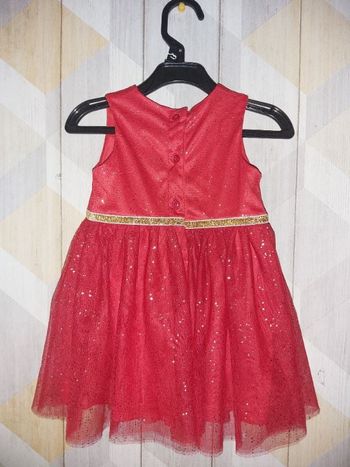 Robe rouge a paillette