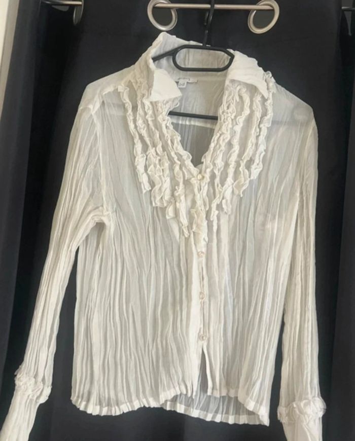 Chemise vintage neuve - taille 42 - parfaite look chic ou casual - photo numéro 2