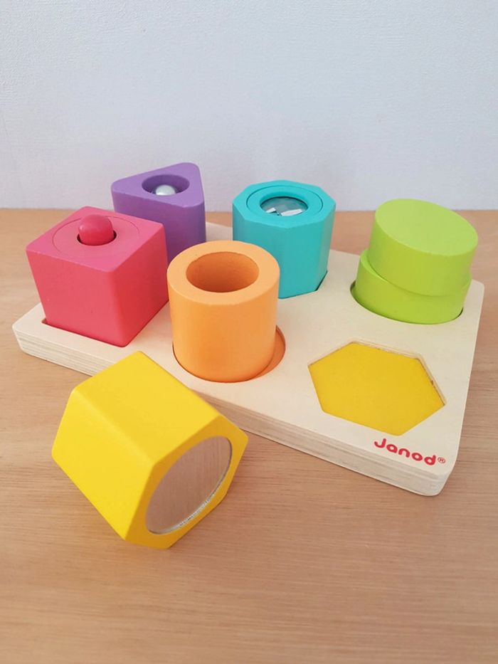 Janod cubes sensoriels I Wood en bois - photo numéro 13