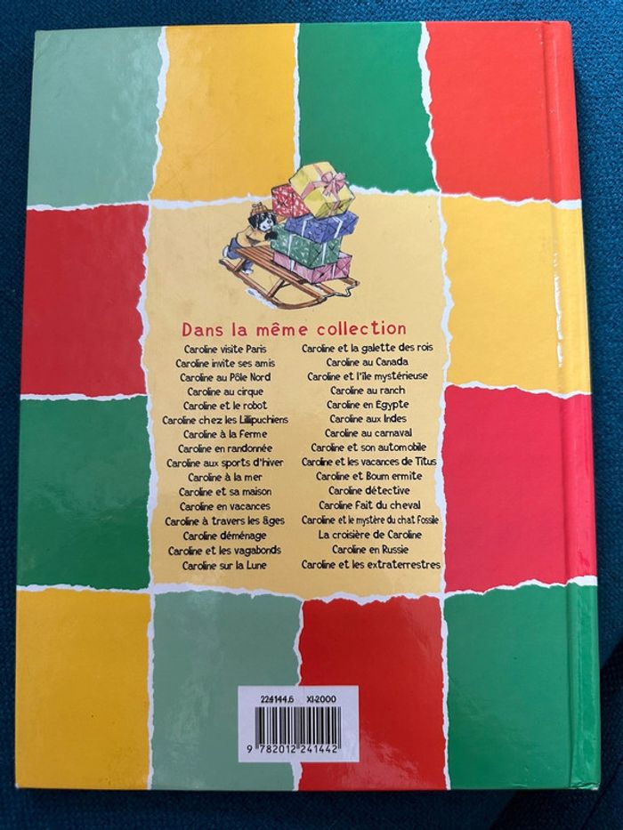 Livre Le Noël de Caroline couleurs multicolore rare album bd Pierr Probst - photo numéro 2