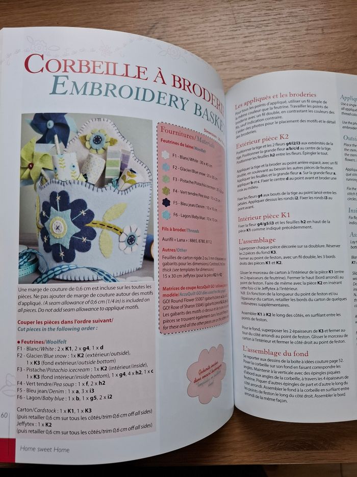 Livre Feutrine/couture Esprit Folk Art en très bon état - photo numéro 3