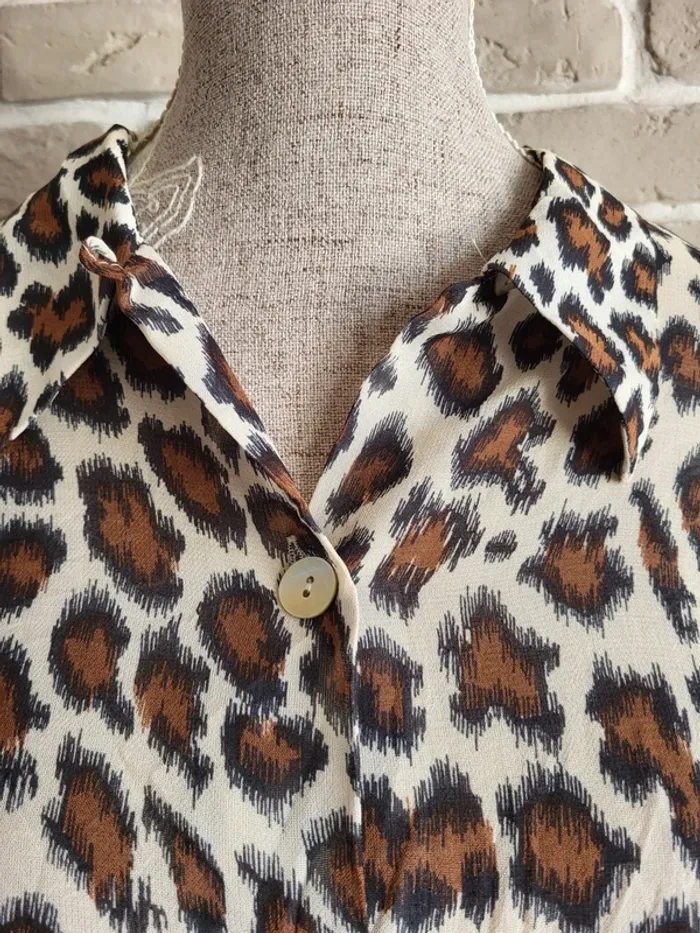 Chemise imprimée léopard - Affinités d'Armand Thiery - photo numéro 3