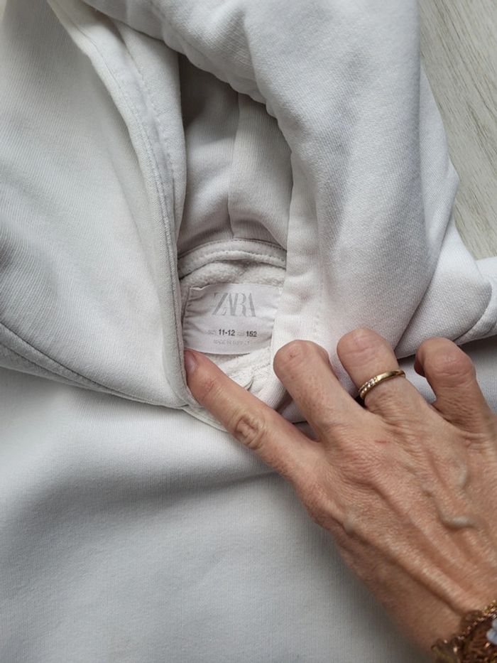 Sweat à capuche garçon zara 12ans - photo numéro 3