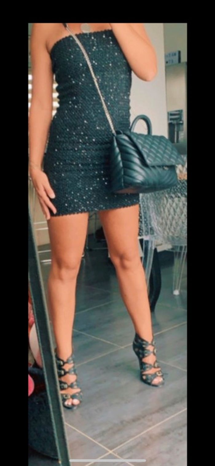 Robe bustier pailletée - photo numéro 3