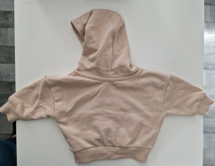 Sweat beige pour bébé de 0-3 mois / 62 cm - photo numéro 2