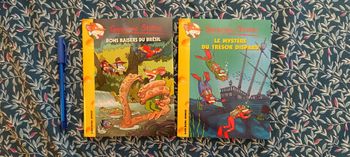 Lot de 2 livres Geronimo Stilton 