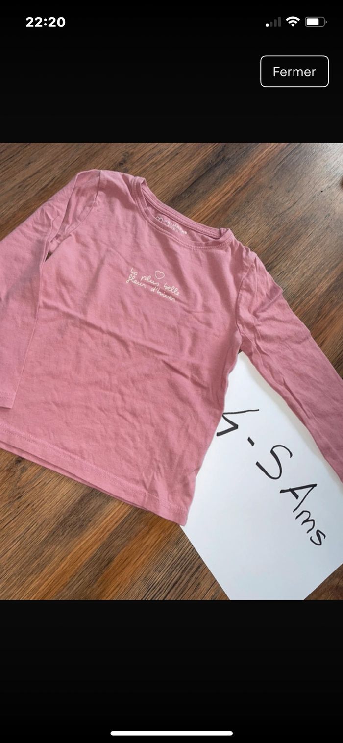 T-shirt rose LM