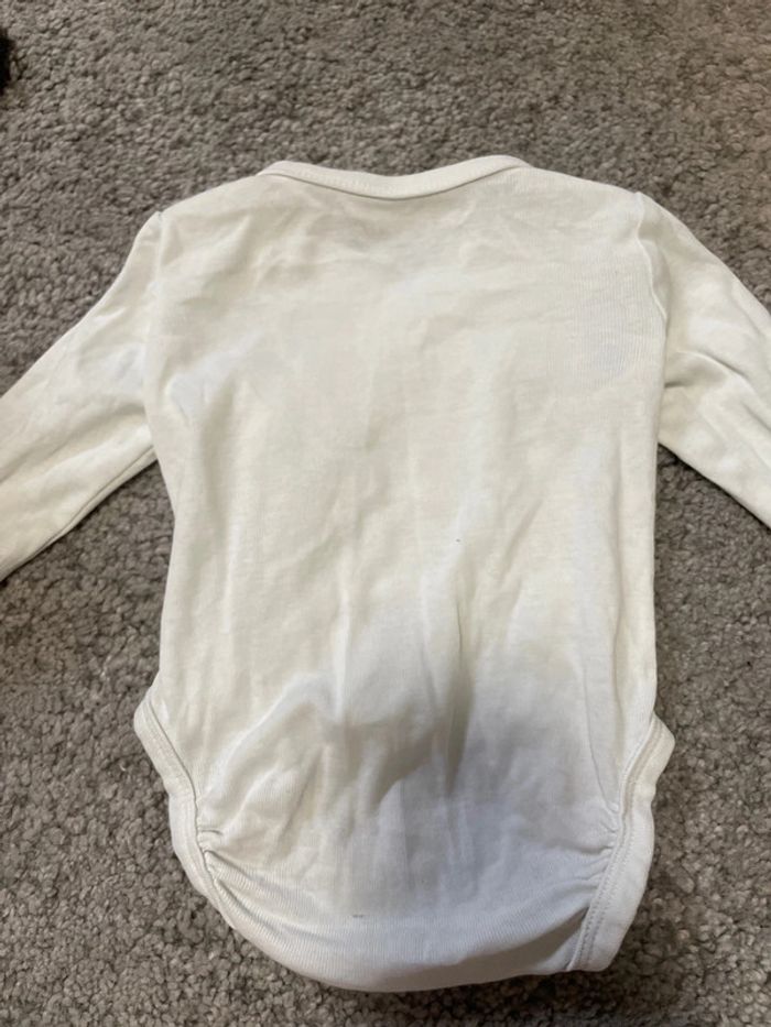 Body mixte coton H&M 1 2 mois little one - photo numéro 6