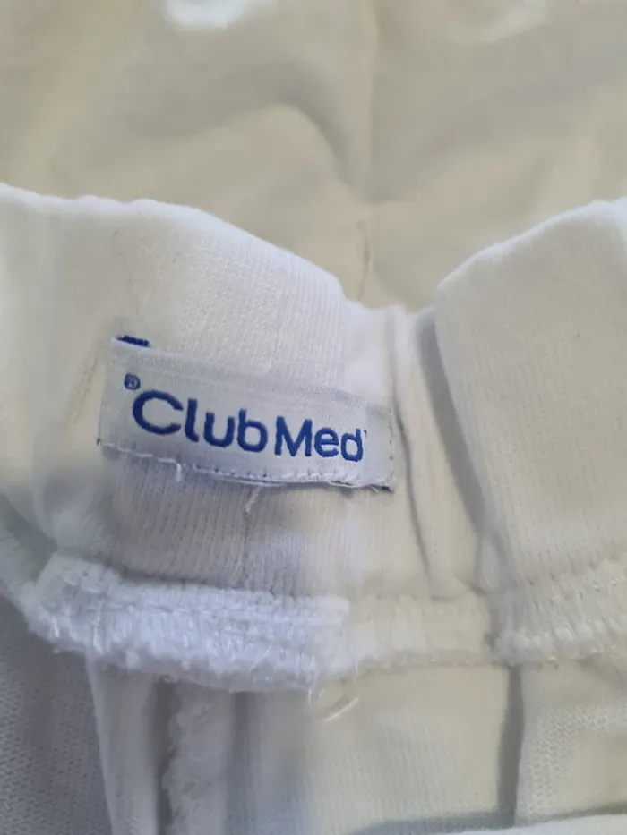 Short blanc en coton Club Med - photo numéro 2