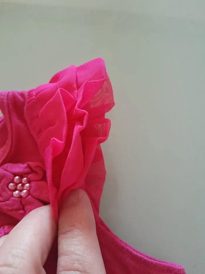 Débardeur rose foncé 6mois - photo numéro 2