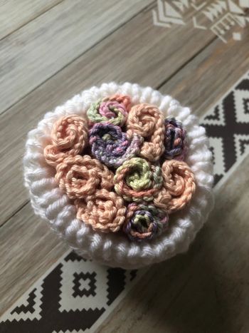 Lot 10 lavettes lavables coton pastel