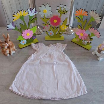 Robe rose 18 mois grain de blé