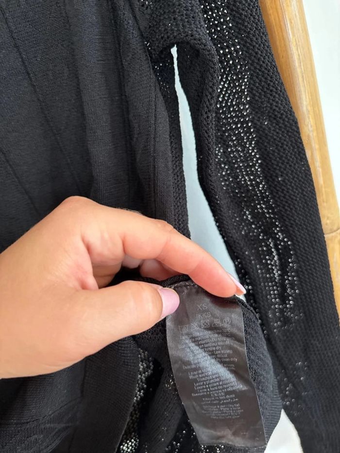 Pull léger noir IKKS taille XS - photo numéro 6