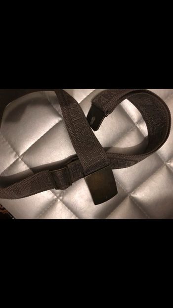 Ceinture kaki boucle dorée