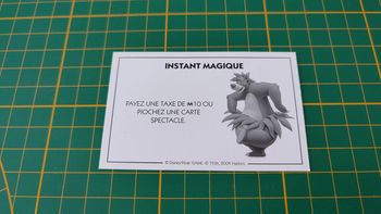 Carte instant magique payez une taxe de 10M jeu de société Monopoly Disney éditions Hasbro #B94