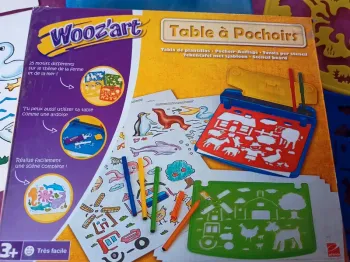 table à pochoirs woozart