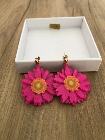 Boucle d’oreille fleur