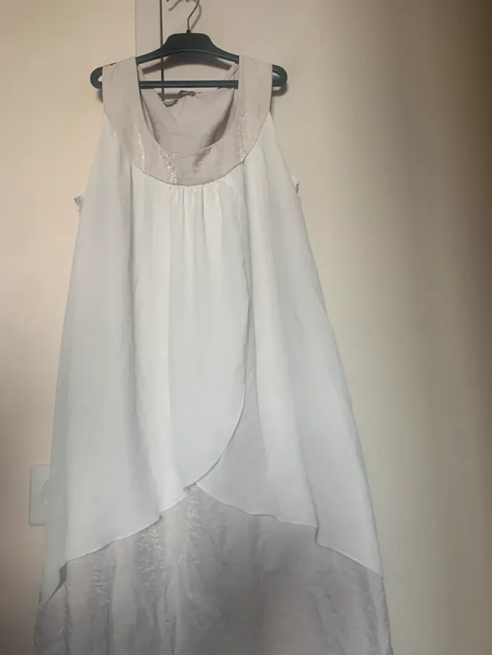 Robe blanche et mordoré - photo numéro 2