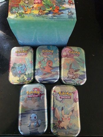 Artset mini tin amis de Kanto