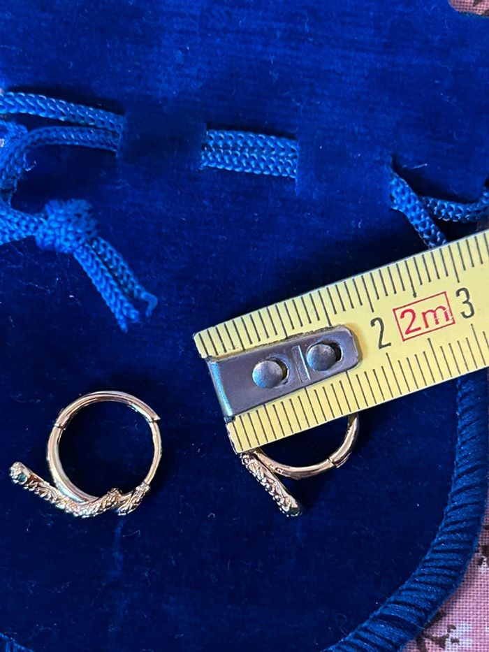 Créoles serpents ondulés - photo numéro 3